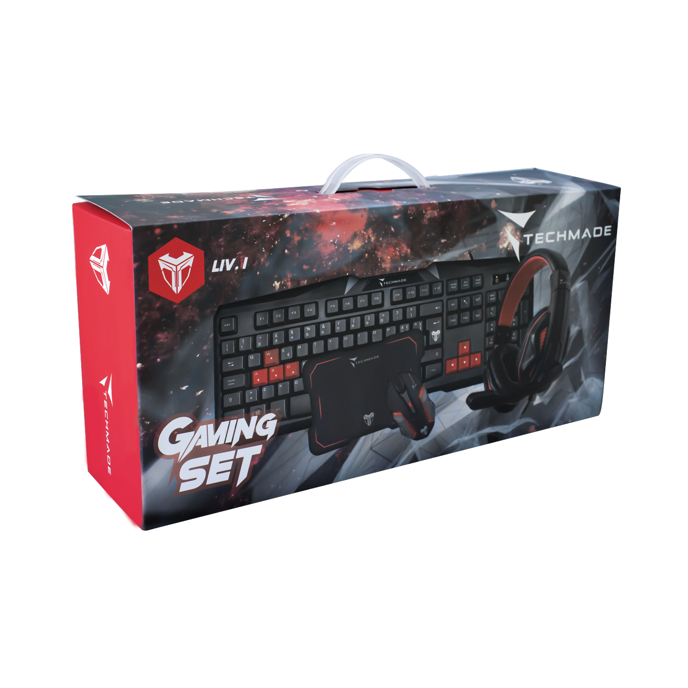 Kit Completo 4 in 1 Tastiera e Mouse da Gaming Gioco + Cuffie + Tappetino  per PC