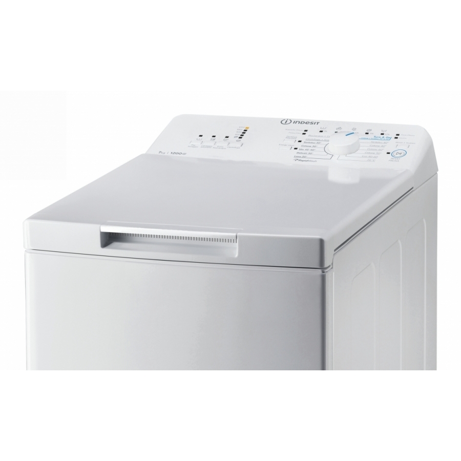 INDESIT LAVATRICE CARICA DALL'ALTO 7KG A+++ DISPLAY 1200GIRI BTW L72200